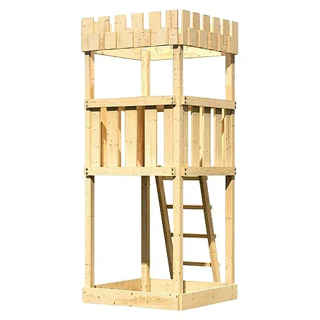 Karibu  Kinderspielturm Ritterburg Löwenherz Set 1