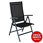 Sunfun Sillón de posiciones Lea (Negro, Respaldo regulable)