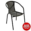 Silla de jardín Melisa (Ancho: 53 cm, Marrón)