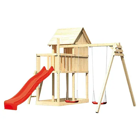 Karibu  Kinderspielturm Frieda Set 28
