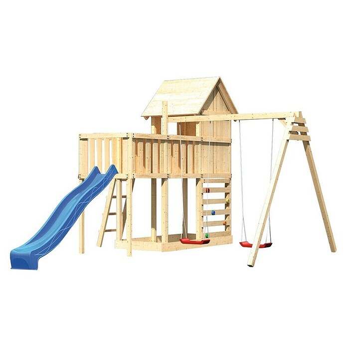 Karibu Kinderspielturm Frieda 51 (L x B x H: 309 x 347 x 291 cm, Natur) | BAUHAUS