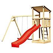 Karibu Kinderspielturm Anna Set 10 (L x B x H: 264 x 347 x 270 cm, Natur) | BAUHAUS