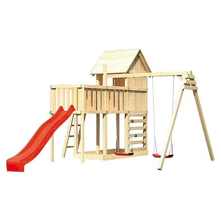 Karibu  Kinderspielturm Frieda Set 52