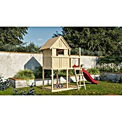 Karibu Kinderspielturm Frieda Set 3 (L x B x H: 202 x 107 x 291 cm, Natur) | BAUHAUS