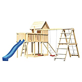 Karibu Kinderspielturm Frieda Set 49 (L x B x H: 309 x 415 x 291 cm, Natur)
