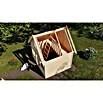 Karibu Spielhaus Kalle (L x B x H: 183,5 x 212,5 x 253 cm, Holz, Natur) | BAUHAUS