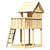 Karibu Kinderspielturm Frieda Set 1 (L x B x H: 202 x 107 x 291 cm, Natur) | BAUHAUS