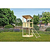 Karibu Kinderspielturm Anna Set 7 (L x B x H: 107 x 107 x 270 cm, Natur) | BAUHAUS
