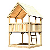 Karibu Kinderspielturm Luis Set 1 (L x B x H: 200 x 200 x 345 cm, Inklusive Holzleiter) | BAUHAUS