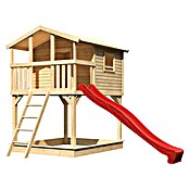 Karibu Spielhaus Benjamin Set 4 (L x B x H: 244 cm x 198 mm x 309 cm, Holz, Natur) | BAUHAUS