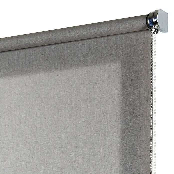 Estor enrollable Roll-up Scandi - An x Al: 80 x 180 cm, Roca, Unicolor - Cubierta de ventana con persiana enrollable gris con sistema de cordón para un funcionamiento fácil y un ambiente elegante.