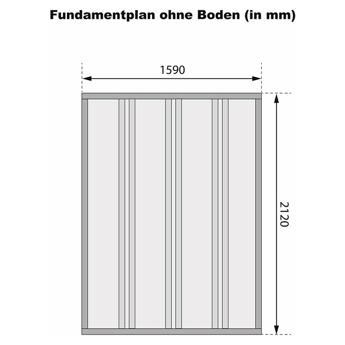 Karibu Fahrradgarage (Außenmaß inkl. Dachüberstand (B x T): 179 x 227 cm, Holz, Natur) | BAUHAUS