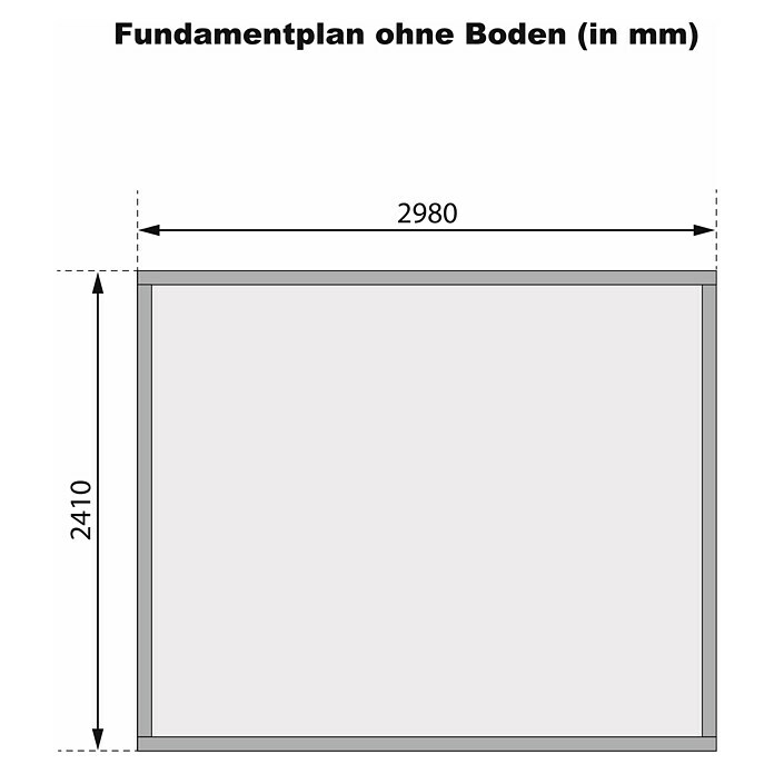 Karibu Gartenhaus Askola 5 (Außenmaß inkl. Dachüberstand (B x T): 330 x 262 cm, Holz, Terragrau, Ohne Seitendach) | BAUHAUS