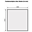 Karibu Gartenhaus Askola 3,5 (Außenmaß inkl. Dachüberstand (B x T): 266 x 262 cm, Holz, Terragrau, Ohne Seitendach) | BAUHAUS