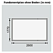 Karibu Marktstand (Außenmaß inkl. Dachüberstand (B x T): 290 x 216 cm, Holz, Natur) | BAUHAUS