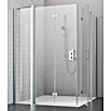 Camargue Vario Eckdusche S52+S15+S53+S16 (150 x 120 x 195 cm, Beschichtet, Silber, Glasstärke: 6 mm) | BAUHAUS