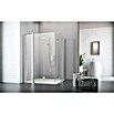 Camargue Vario Eckdusche S52+S15+S53+S16 (150 x 120 x 195 cm, Beschichtet, Silber, Glasstärke: 6 mm) | BAUHAUS