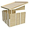 Karibu Gartenhaus Wandlitz 4 (Außenmaß inkl. Dachüberstand (B x T): 200 x 408 cm, Holz, Terragrau) | BAUHAUS