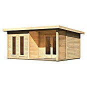 Karibu Gartenhaus Radeburg 5 (Außenmaß inkl. Dachüberstand (B x T): 560 x 422 cm, Holz, Natur) | BAUHAUS