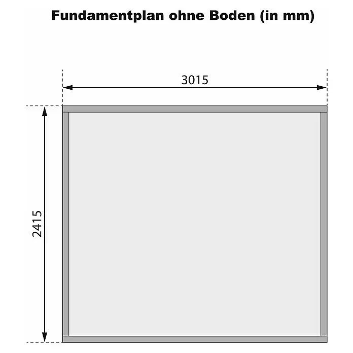 Karibu Gartenhaus Amberg 5Außenmaß inkl. Dachüberstand (B x T): 337 x 266 cm, Holz, Natur