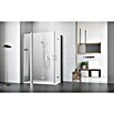 Camargue Vario Eckdusche S54+S16+S54 (100 x 160 x 200 cm, Beschichtet, Silber, Glasstärke: 6 mm) | BAUHAUS