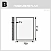 Karibu Gartenhaus Wandlitz 4 (Außenmaß inkl. Dachüberstand (B x T): 200 x 408 cm, Holz, Terragrau) | BAUHAUS