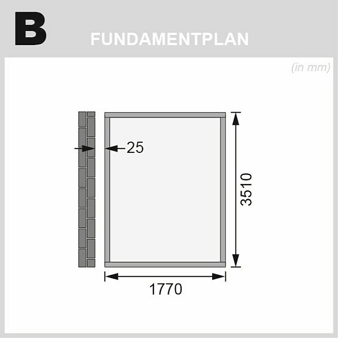 Karibu Gartenhaus Wandlitz 4 (Außenmaß inkl. Dachüberstand (B x T): 200 x 408 cm, Holz, Terragrau) | BAUHAUS