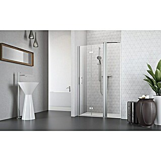 Camargue Vario Nischendusche S52+S15+S9 (120 x 195 cm, Beschichtet, Silber, 6 mm)