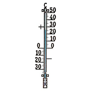 TFA Termómetro para exterior atmosférico (An x Al: 5 x 42 cm, Metal, Oxido)