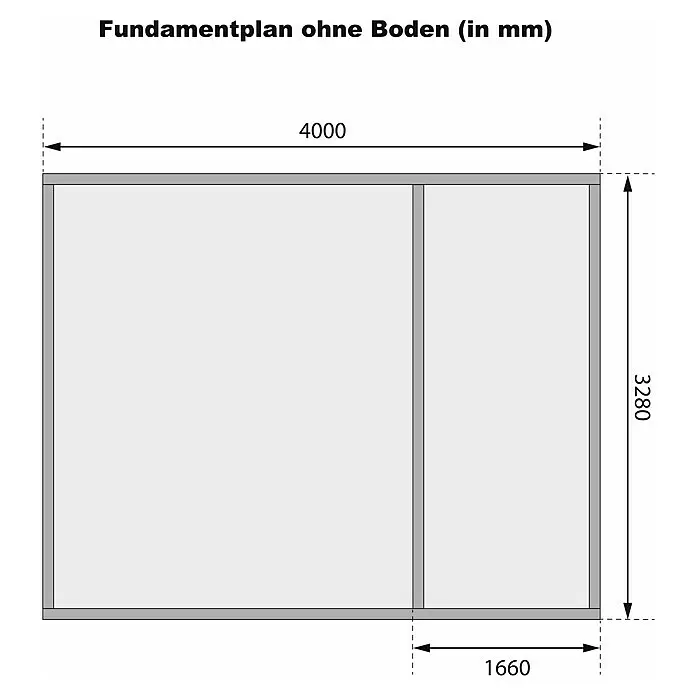 Karibu Gartenhaus Mühlentrup 3Außenmaß inkl. Dachüberstand (B x T): 428 x 351,5 cm, Holz, Natur
