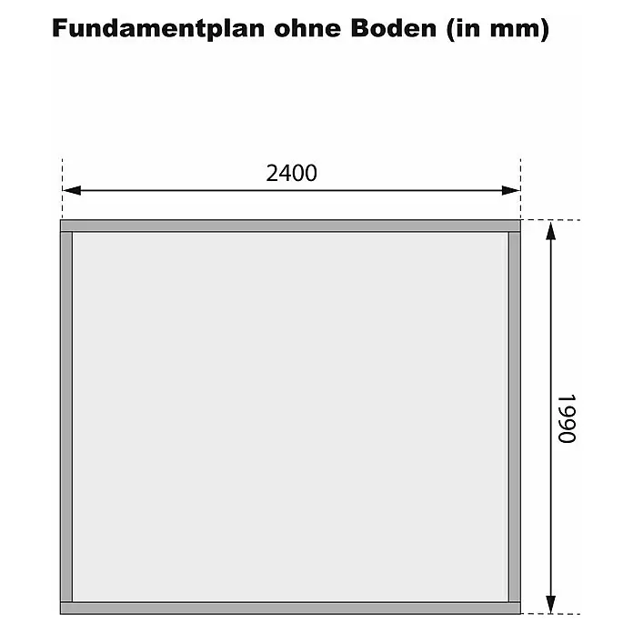 Karibu Gartenhaus Kandern 2Außenmaß inkl. Dachüberstand (B x T): 276 x 232 cm, Holz, Terragrau
