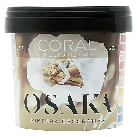 Osaka  Pintura para paredes base neutra Coral