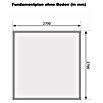 Karibu Gartenhaus Qubic 2 (Außenmaß inkl. Dachüberstand (B x T): 276 x 276 cm, Holz, Natur) | BAUHAUS