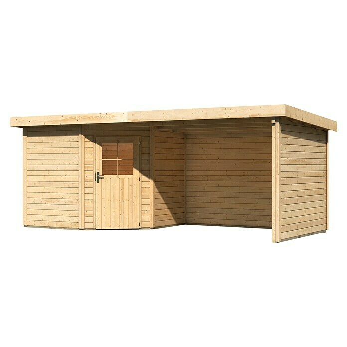 Karibu Gartenhaus Neuruppin 2 (Außenmaß inkl. Dachüberstand (B x T