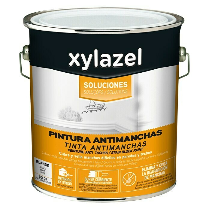Xylazel Pintura Antimanchas (Blanco, 4 l)