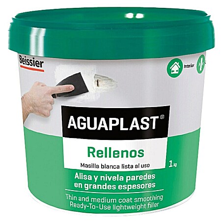 Beissier Aguaplast Masilla Rellenos (Blanco, 1 kg)