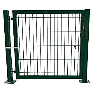 Reta Vrata za ogradu M (100 x 150 cm, Zelene boje, Metal)