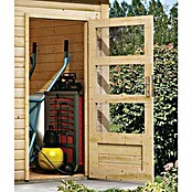 Karibu Gartenhaus Schönbuch 2 (Außenmaß inkl. Dachüberstand (B x T): 458 x 302 cm, Holz, Natur) | BAUHAUS