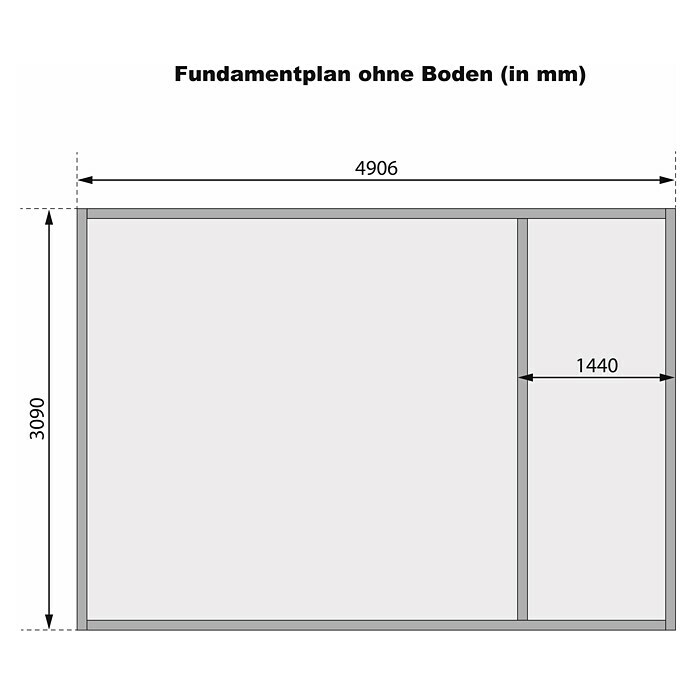 Karibu Gartenhaus Lagor (Außenmaß inkl. Dachüberstand (B x T): 526 x 390 cm, Holz, Natur) | BAUHAUS