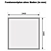 Karibu Gartenhaus Qubic 1 (Außenmaß inkl. Dachüberstand (B x T): 246 x 246 cm, Holz, Terragrau) | BAUHAUS