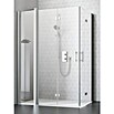Camargue Vario Eckdusche S54+S16+S54 (100 x 160 x 200 cm, Beschichtet, Silber, Glasstärke: 6 mm) | BAUHAUS