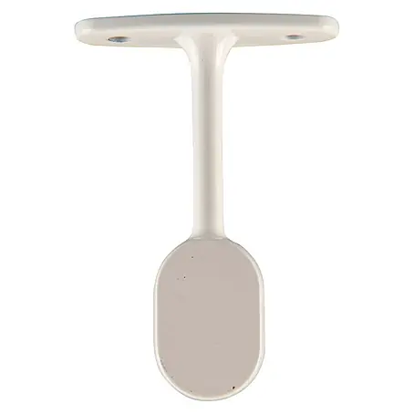 Soporte de techo para barra de cortina Terminal Ovalado