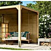 Karibu Seitenwand (Passend für: Karibu Gartenpavillon Cubus, Natur) | BAUHAUS