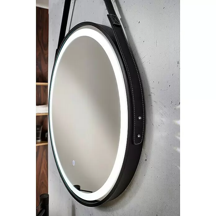 Astor Tree LED-Lichtspiegel - 60 x 90 cm, Schwarz, Schalter - Stimmungsaufnahme
