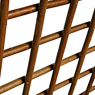 Celosía plegable Mimbre (An x Al: 1 x 2 m, Marrón)