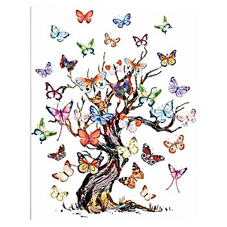Decoratief paneel (Butterfly Tree, b x h: 40 x 50 cm)