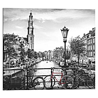 Decoratief paneel (Amsterdam Canal, b x h: 40 x 50 cm)
