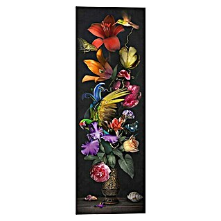 Decoratief paneel (Flower Portrait, b x h: 30 x 90 cm)