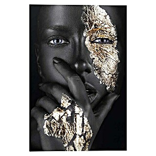 Reinders Decoratief paneel (Woman Gold Hand, b x h: 60 x 90 cm)