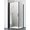 Camargue Vario Eckdusche B3+B5 (90 x 75 x 195 cm, Beschichtet, Schwarz, Glasstärke: 6 mm) | BAUHAUS